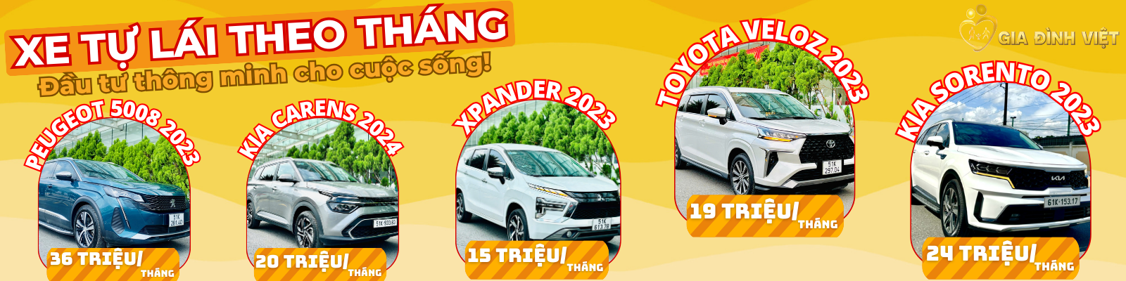 Thuê xe gia đình việt 5