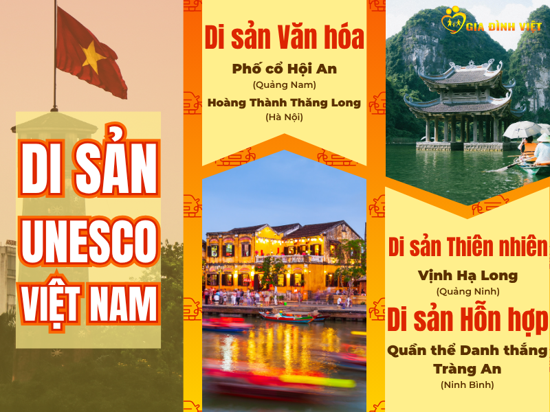 Khám phá di sản Việt Nam được UNESCO công nhận bằng ô tô Gia Đình Việt