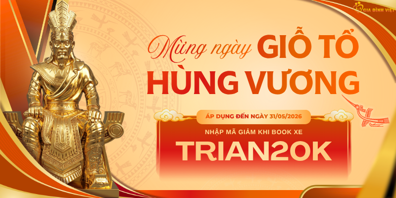 Mã Giảm Giá Về Nguồn | Nhân Dịp Giỗ Tổ Hùng Vương