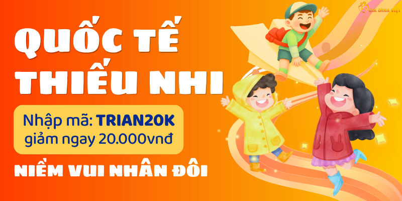 Mã Giảm Giá Quốc Tế Thiếu Nhi | Niềm Vui Nhân Đôi